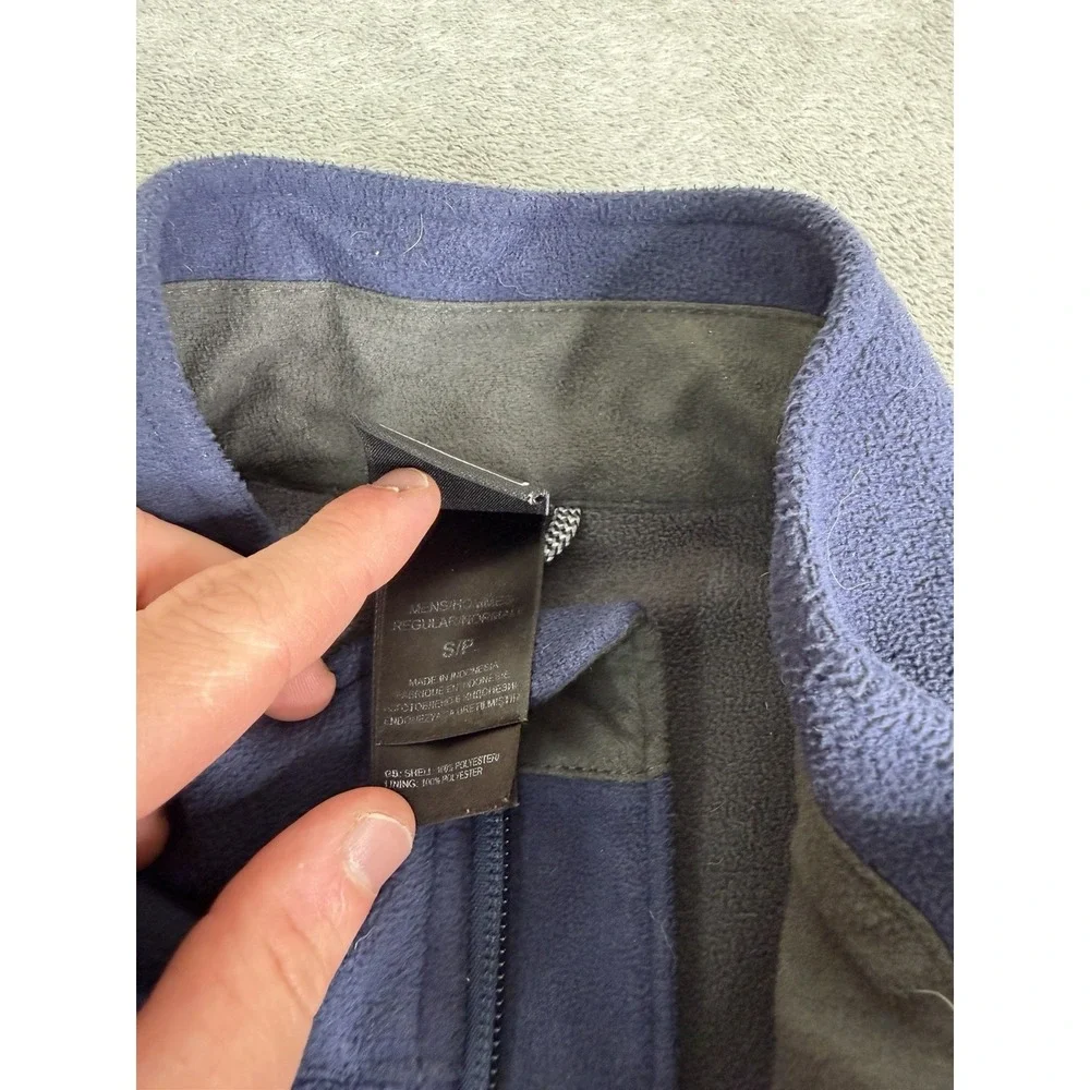 The North Face Windwall Fleece Jacket Men's Size Small Blue Full Zip Outdoor